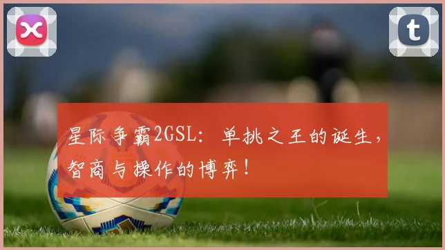 星际争霸2GSL:单挑之王的诞生,智商与操作的博弈!